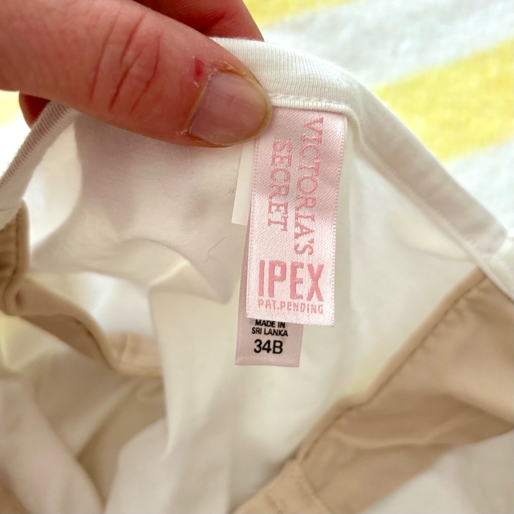 Victoria’s Secret white tank IPEX bodysuit, 34B EUC - Picture 8 of 11